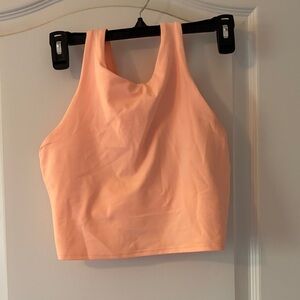 Athleta Peach Crop Top